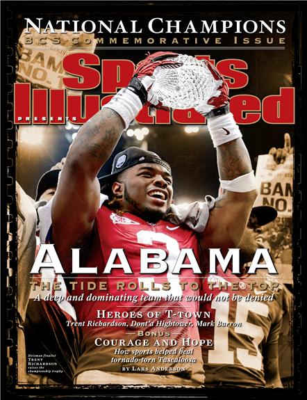 January 2012 Sports Illustrated. BCS commemorative edition, Trent Richardson